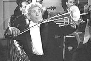 Playing A Trombone